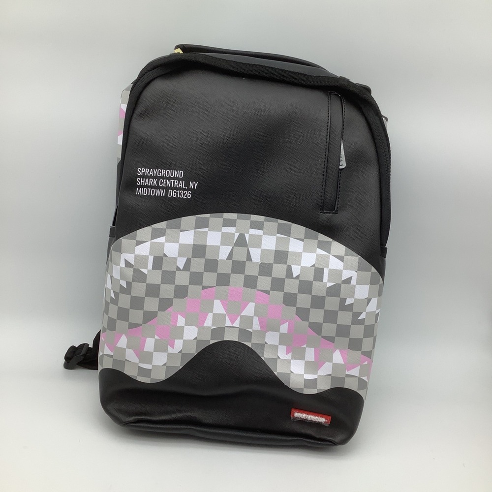 Sprayground Shark Central NY Midtown Limited Edition Black Backpack NWT